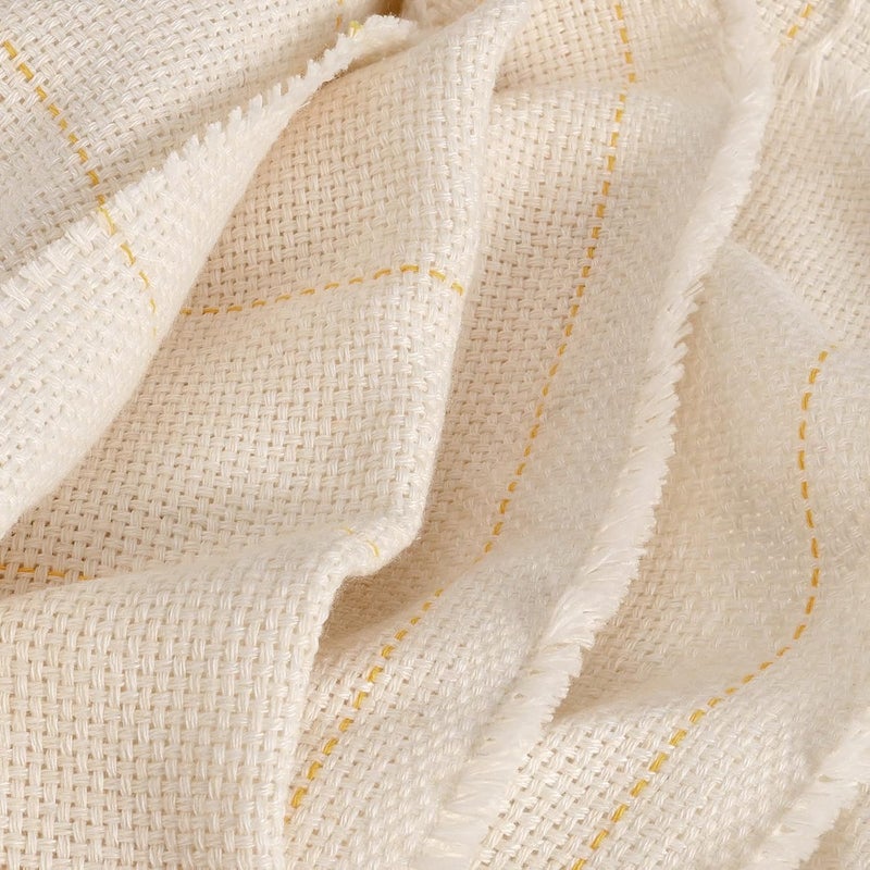 PINGEUI 2 Pieces 59 x 59 Inch Tufting Cloth with Marked Lines, Large Size Punch Needle Monk’s Cloth, Primary Rug Backing Fabric for Embroidery, Handmade, DIY Craft - Image 3